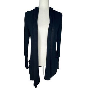 Anthropologie Guinevere Black Knit Cardigan